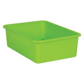Lime Large Plastic Storage Bin