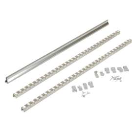 Global Industrial Gravity Carton Flow Roller Track Kit 48"