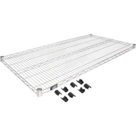 Nexel S2448C Chrome Wire Shelf 48"W x 24"D