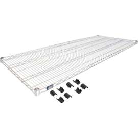 Nexel S2472C Chrome Wire Shelf 72"W x 24"D