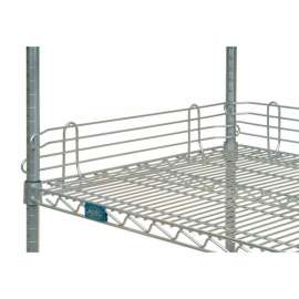 Nexel , Nexelate Silver Epoxy Wire Ledge, 18"W x 4"H