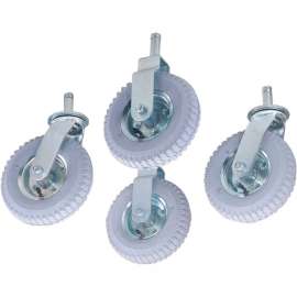 Nexel Stem Casters Set of (4) 8" x 2.80" Full Pneumatic 1000 Lb. Cap.