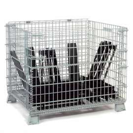 Global Industrial Folding Wire Container 48"L x 40"W x 42-1/2"H 5000 Lb. Capacity