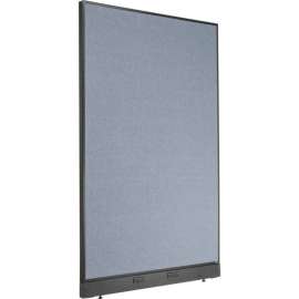 Interion Electric Office Partition Panel, 48-1/4"W x 100"H, Blue