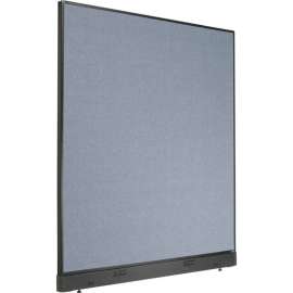 Interion Electric Office Partition Panel, 60-1/4"W x 64"H, Blue