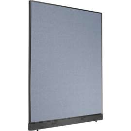 Interion Electric Office Partition Panel, 60-1/4"W x 100"H, Blue