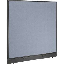 Interion Electric Office Partition Panel, 60-1/4"W x 46"H, Blue