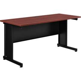 Interion 60"W Desk - Mahogany
