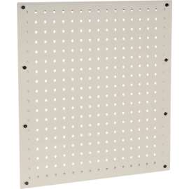 Global Industrial 249286TN Pegboard Panel, Steel, 18"W x 19"H, Tan