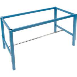 Global Industrial Workbench Frame W/ Adjustable Leg, 57-5/8"W x 27-9/16"D, Blue