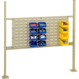 Global Industrial Panel Kit for 48"W Bench - 36"W Louver Panel, Rails & Uprights, Tan