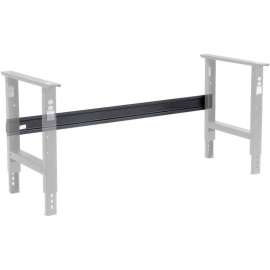 Global Industrial Workbench Steel Stringer For C Channel Adj Leg & Fixed Height, 60"W, Black