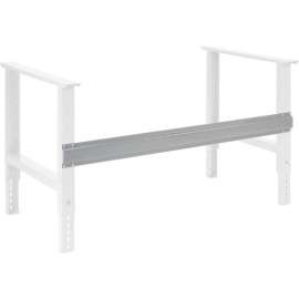 Global Industrial Workbench Steel Stringer For C Channel Adj Leg & Fixed Height, 48"W, Gray