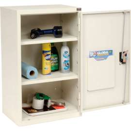 Wall Storage Cabinet Assembled 19-7/8"W x 14-1/4"D x 32-3/4"H White