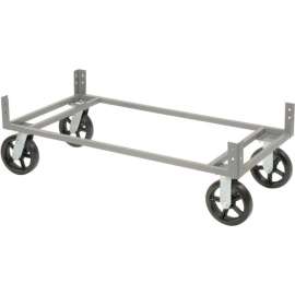 Global Industrial Dolly Base Without Casters, 60"W x 24"D, Gray