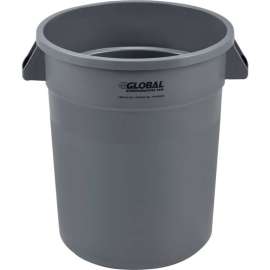 Global Industrial Plastic Trash Can - 20 Gallon Gray