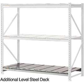 Global Industrial Additional Shelf, Extra Heavy Duty Rack, Steel Deck, 96"W x 36"D, Gray