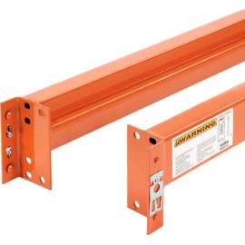 Global Industrial Unslotted Steel Pallet Rack Beam, 108"L x 5-1/8"H, 6270 lb. Cap., 2/Pack