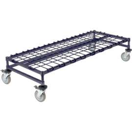 Nexelon Mobile Dunnage Rack 48"W x 24"D - 4 Swivel Casters, 2 W/Brakes