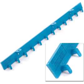 Global Industrial 4'L Standard Strip Curtain Door Mounting Bracket Kit - (2) 2' Sections