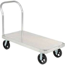 Magliner Aluminum Platform Truck with Diamond Deck 60 x 30 2400 Lb. Cap.