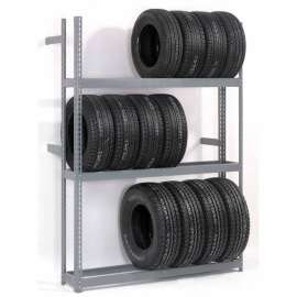 Global Industrial 4 Tier Double Entry Tire Rack 60"W x 54"D x 120"H