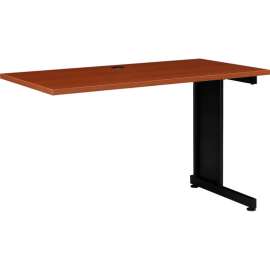 Interion 48"W Right Handed Return Table, Cherry