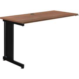 Interion 48"W Left Handed Return Table - Walnut