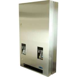Frost Double Sanitary Napkin/Tampon Vendor - Stainless, Free - 608-3