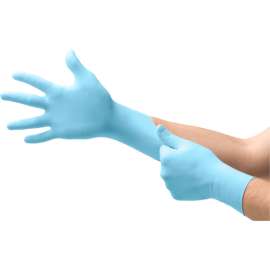 Ansell MICROFLEX XCEED XC-310 Nitrile Gloves, Powder-Free, Beaded, Size S, 100/Pack