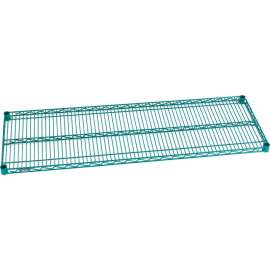 Nexel S1854G Poly-Green Epoxy Wire Shelf 54"W x 18"D