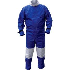 ALC 41422 Nylon Blast Suit Blue Large, Nylon/Cotton