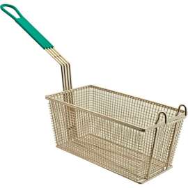 Allpoints 8014260 Basket, Fry, Teal Handle, 12-1/8" X 6-5/16"