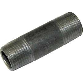 Allpoints 263111 Black Iron Nipple 3/8" X 2"