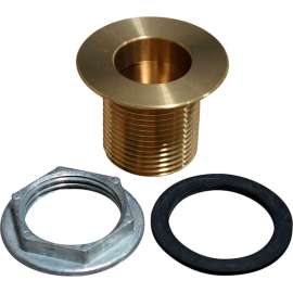 Allpoints 56-1210 Brass Sink Drain - 1" NPS; 1 1/2" Long; 1 3/8" Sink Opening