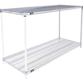 Nexel Shelving Wire Shelving Add-On Unit, 60"W x 24"D x 34"H