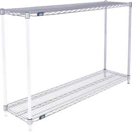 Nexel Shelving Wire Shelving Add-On Unit, 54"W x 18"D x 34"H