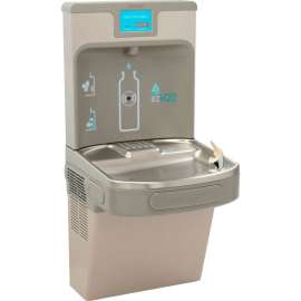 Elkay EZH2O Enhanced Wall Mounted Water Bottle Refilling Station, Filtered, Light Gray