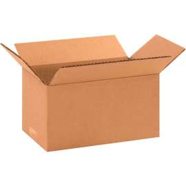 Global Industrial Cardboard Corrugated Boxes, 10"L x 6"W x 5"H, Kraft