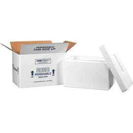 Foam Insulated Shipping Kit, 17"L x 10"W x 10-1/2"H, White