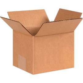 Global Industrial Cardboard Corrugated Boxes, 6"L x 5"W x 4"H, Kraft
