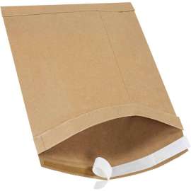 Self Seal Padded Mailers, #3, 8-1/2"W x 14-1/2"L, Kraft, 100/Pack