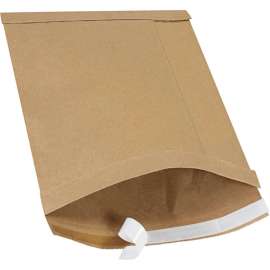 Global Industrial Self Seal Padded Mailers, #4, 9-1/2"W x 14-1/2"L, Kraft, 25/Pack