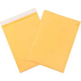 Global Industrial Self Seal Bubble Mailer w/Tear Strip #3 8-1/2"Wx14-1/2"L Golden Kraft 25/Pk