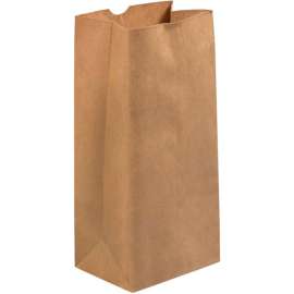 Global Industrial Hardware Bags, #8 6-1/8"W x 4-1/5"D x 12-7/16"H, Kraft, 400/Pack