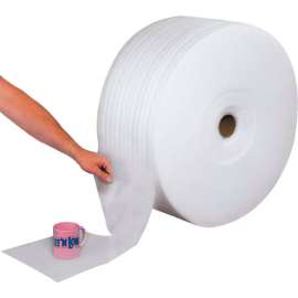 Global Industrial UPSable Perforated Foam Roll, 12"W x 900'L x 1/16" Thick, White, 1 Roll