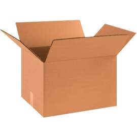 Global Industrial Heavy Duty Dbl Wall Cardboard Corrugated Boxes, 14"L x 10"W x 8"H, Kraft