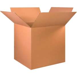 Global Industrial HD Double Wall Cardboard Corrugated Boxes, 40"L x 20"W x 20"H, Kraft
