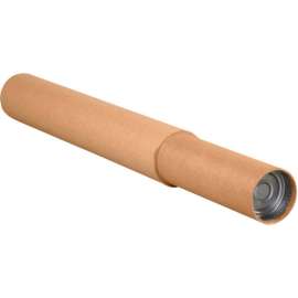 Global Industrial Adjustable Shipping Tube, 3-1/4" Dia. x 60-120"L, 0.18" Thick, Kraft, 15/Pk