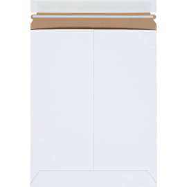 Stayflats Plus Self-Seal Mailers, 9-3/4"W x 12-1/4"L, White, 25/Pack